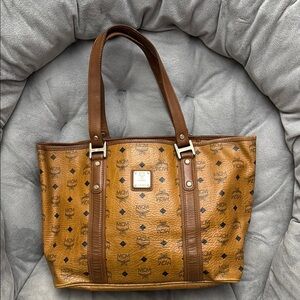 MCM Open Tote with Magnetic Closure